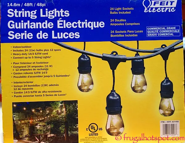 Feit Electric String Lights Costco | Frugal Hotspot