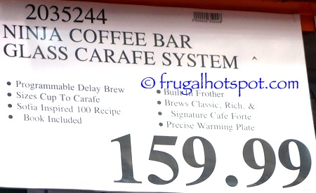 Ninja Coffee Bar Glass Carafe System Costco Price | Frugal Hotspot