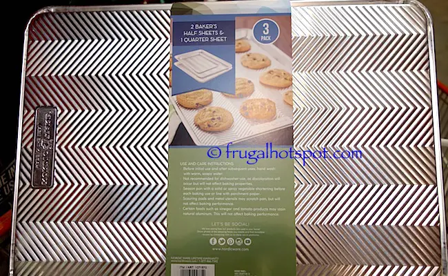 Nordic Ware Natural Prism Bakeware 3-Piece Baking Sheets Costco | Frugal Hotspot