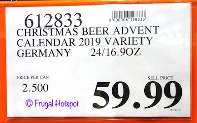 Original Kalea Brewer's Advent Beer Calendar 2019 Costco Price