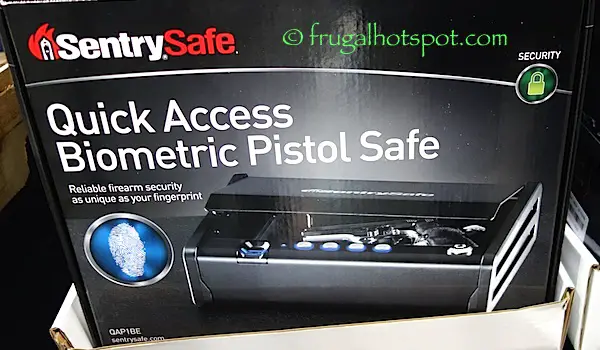 Sentry Safe Quick Access Biometric Pistol Safe Costco | Frugal Hotspot