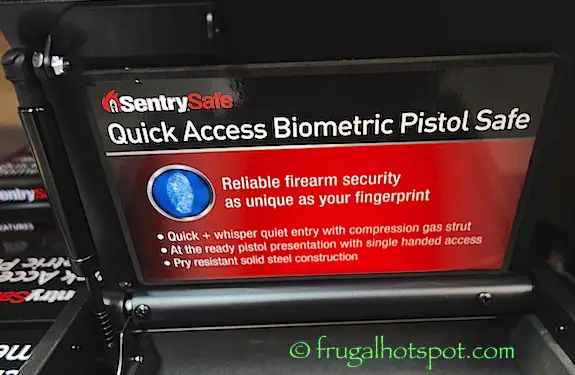 Sentry Safe Quick Access Biometric Pistol Safe Costco | Frugal Hotspot