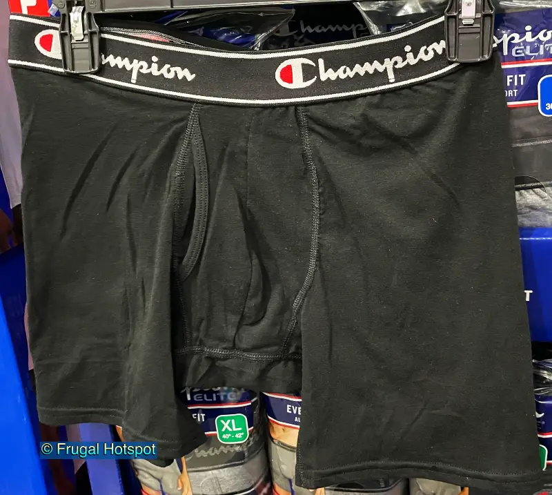 Champion Elite Men's Boxer Briefs | Costco Display | Item 1292885