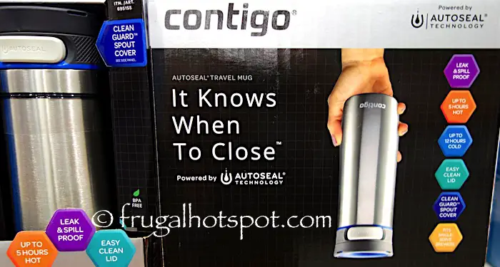 Contigo Midtown Vacuum-Insulated Travel Mugs 2-Pack Costco | Frugal Hotspot
