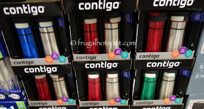 Contigo Midtown Vacuum-Insulated Travel Mugs 2-Pack Costco | Frugal Hotspot