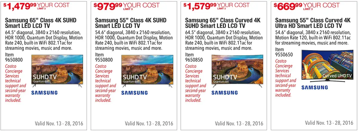 Costco Pre-Black Friday Holiday Sale: November 18 - 28, 2016. Prices Listed. | Frugal Hotspot | Page 3