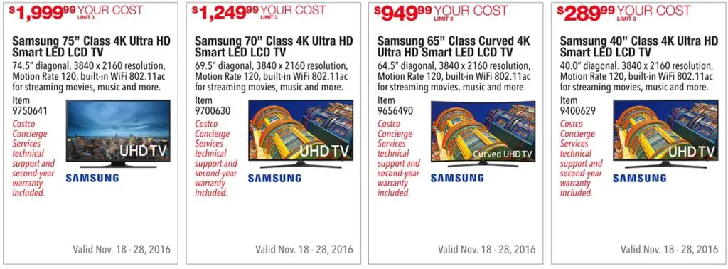 Costco Pre-Black Friday Holiday Sale: November 18 - 28, 2016. Prices Listed. | Frugal Hotspot | Page 4