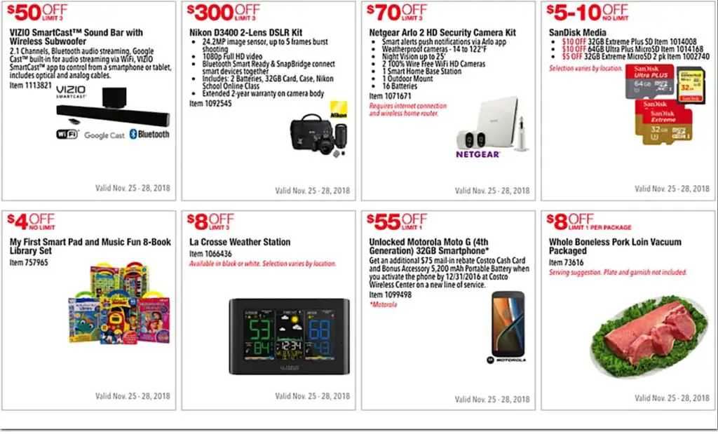 Costco 2016 Black Friday Ad: November 25 - 28, 2016. Prices Listed. | Page 2 | Frugal Hotspot