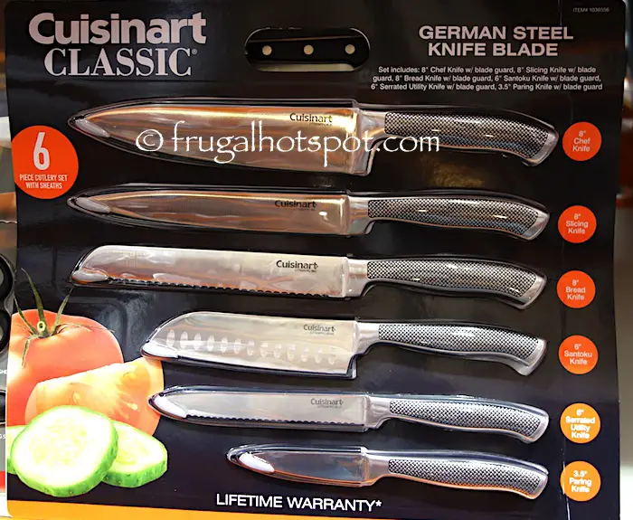 Costco Sale Cuisinart Graphix 6 Pc German Steel Knife Set 23 99