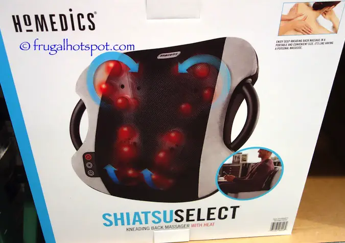 Homedics Shiatsu Select Kneading Back Massager with Heat Costco | Frugal Hotspot