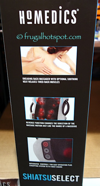 Homedics Shiatsu Select Kneading Back Massager with Heat Costco | Frugal Hotspot