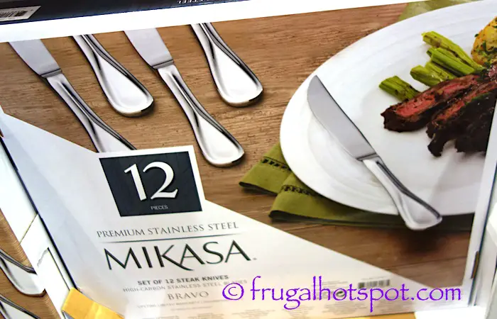 Mikasa Bravo Stainless Steel Set of 12 Steak Knives Costco | Frugal Hotspot