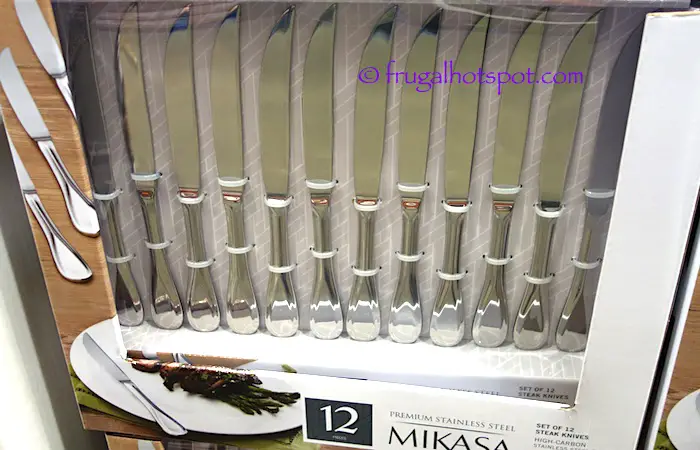 Mikasa Bravo Stainless Steel Set of 12 Steak Knives Costco | Frugal Hotspot