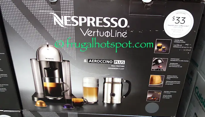 Nespresso VertuoLine + Aeroccino Plus Costco | Frugal Hotspot