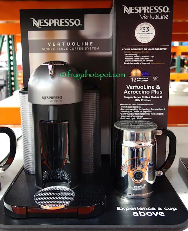 Nespresso VertuoLine + Aeroccino Plus Costco | Frugal Hotspot