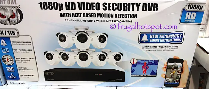 Night Owl HD Video Security DVR + 8 Cameras Costco | Frugal Hotspot