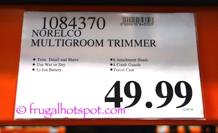 Norelco Multigroomer All-in-One Trimmer Costco Price | Frugal Hotspot