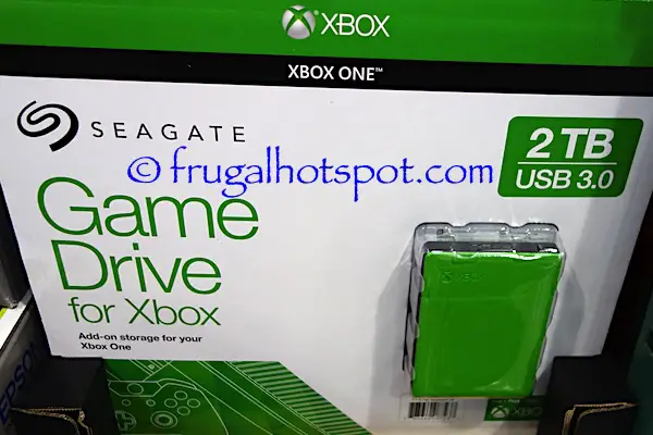 Seagate 2TB Xbox Game Drive Portable Hard Drive Costco | Frugal Hotspot