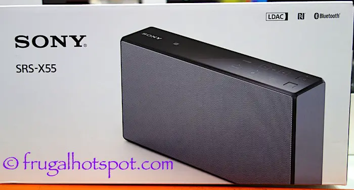 Sony SRS-X55 Portable Bluetooth Speaker Costco | Frugal Hotspot