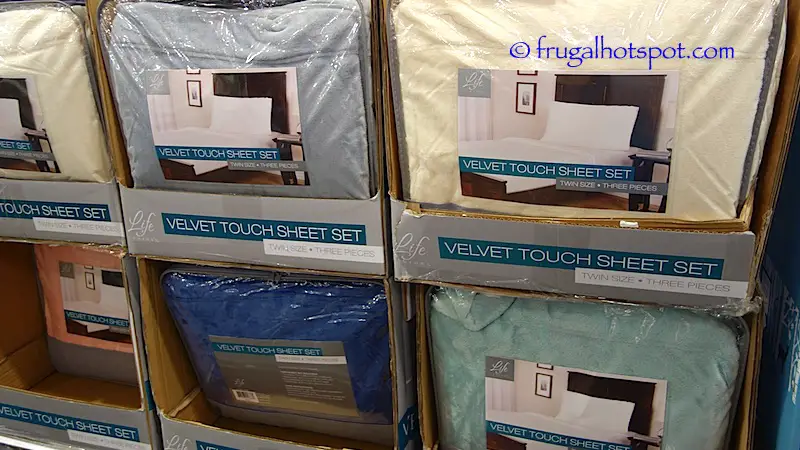 Velvet Touch Twin Sheet Set 3-Piece Costco | Frugal Hotspot
