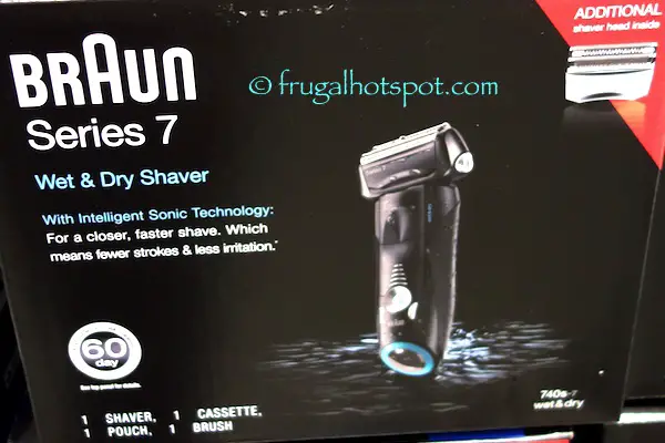 Braun Series 7 Wet & Dry Electric Shaver Costco | frugal hotspot