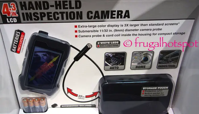 4.3" LCD Handheld Inspection Camera Costco | Frugal Hotspot