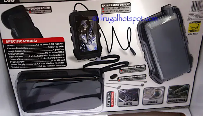 4.3" LCD Handheld Inspection Camera Costco | Frugal Hotspot