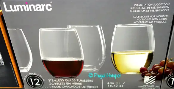 Luminarc Stemless Glass Tumblers Costco
