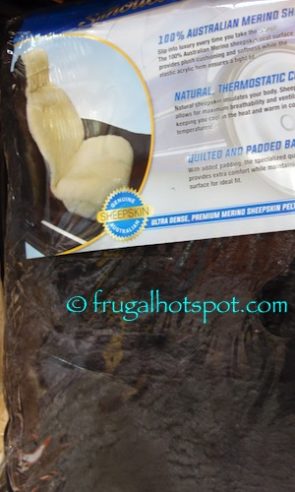 Eurow Silhouette Sideless Sheepskin Seat Cover at Costco Eurow Silhouette Sideless Sheepskin Seat Cover at Costco