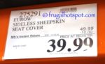 Costco Sale price: Eurow Silhouette Sideless Sheepskin Seat Cover