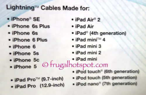 Ubio Labs Premium Mobile Charging Kit for Apple Devices Costco | Frugal Hotspot