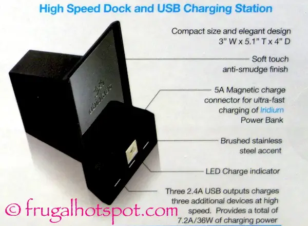 Ubio Labs Iridium Power Bank & Charging Station Costco | Frugal Hotspot