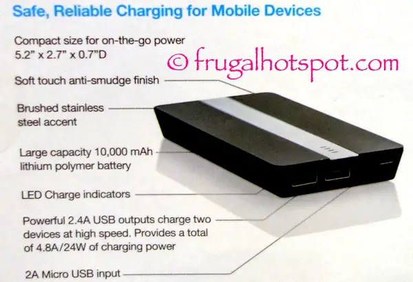 Ubio Labs Iridium Power Bank & Charging Station Costco | Frugal Hotspot