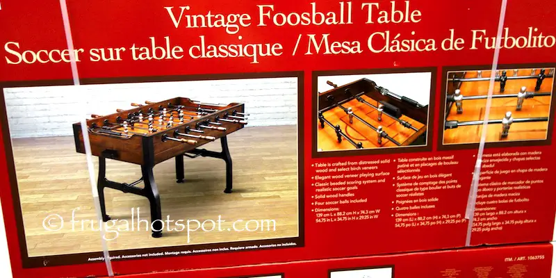 Vintage Foosball Table Costco | frugal Hotspot