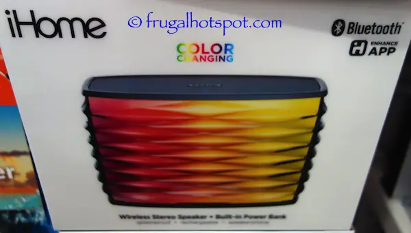 iHome IBT90 Color Changing Speaker Costco | Frugal Hotspot