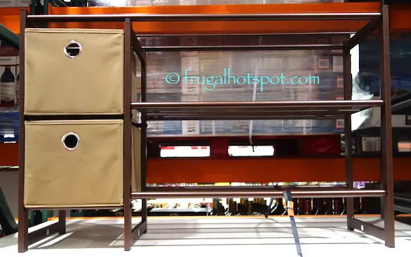 Costco Sale Organize It All 3 Tier Metal Shoe Rack With Storage