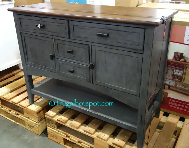 Bayside Furnishings Blue-Gray Accent Cabinet | Costco