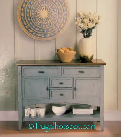 Bayside Furnishings Blue-Gray Accent Cabinet | Costco