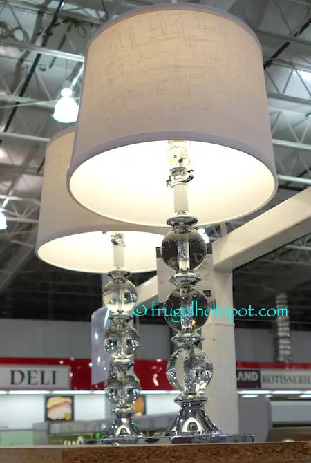 Bridgeport Designs Crystal Table Lamps, Kate Crystal Table Lamps Costco