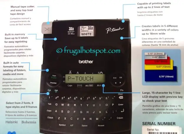 Brother P-Touch Label Maker PT-1890C at Costco