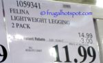 Costco Sale Price: Felina Velvety Soft Lightweight Black Leggings 2-Pack Costco Sale Price: Felina Velvety Soft Lightweight Black Leggings 2-Pack