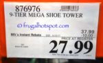 Costco Sale Price: Neatfreak 9-Tier Mega Shoe Tower