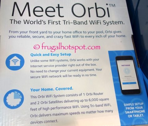 Netgear Orbi AC3000 WiFi System at Costco | Frugal Hotspot