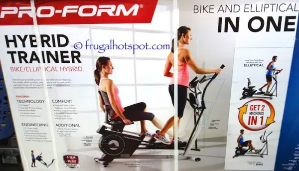 Proform Bike/Elliptical Hybrid Trainer at Costco