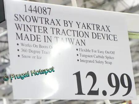 Snow Trax by YakTrax Winter Traction Device | Costco Price