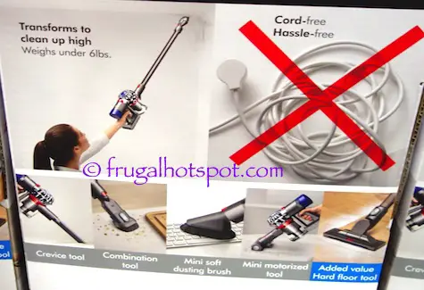dyson v8 animal cordless costco vacuum stick included