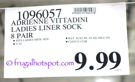 Adrienne Vittadini Ladies No Show Liners | Costco Price Adrienne Vittadini Ladies No Show Liners | Costco Price