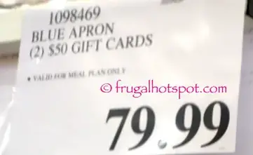 Costco Blue Apron 2 50 Gift Cards 79 99