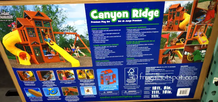 Cedar Summit Play Canyon Ridge Play Set | Costco