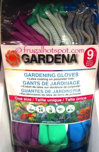 Assort Color BBH Grp Latex coating on polyester liner Gardening Gloves GARDENA 